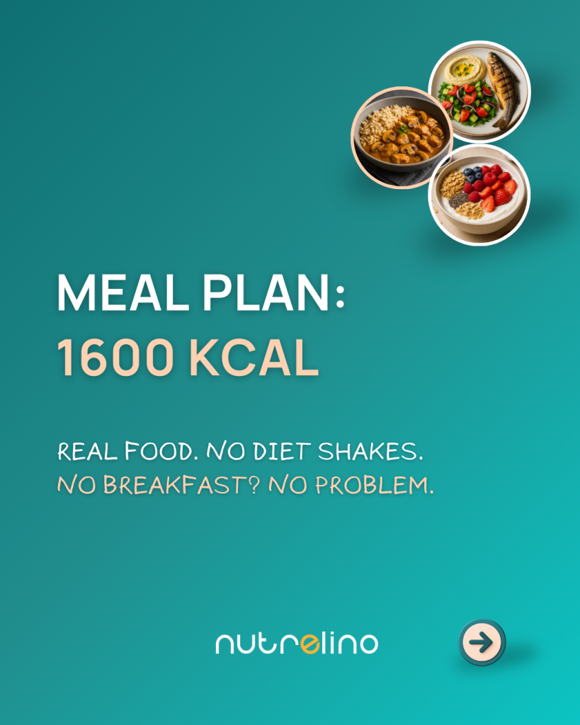 1600 kcal Meal Plan (Turkey, Quark , and Trout). A Balanced Day Without Extremes