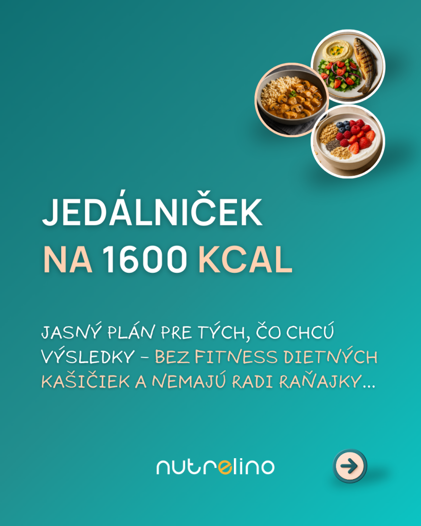 Jídelníček na 1600 kcal