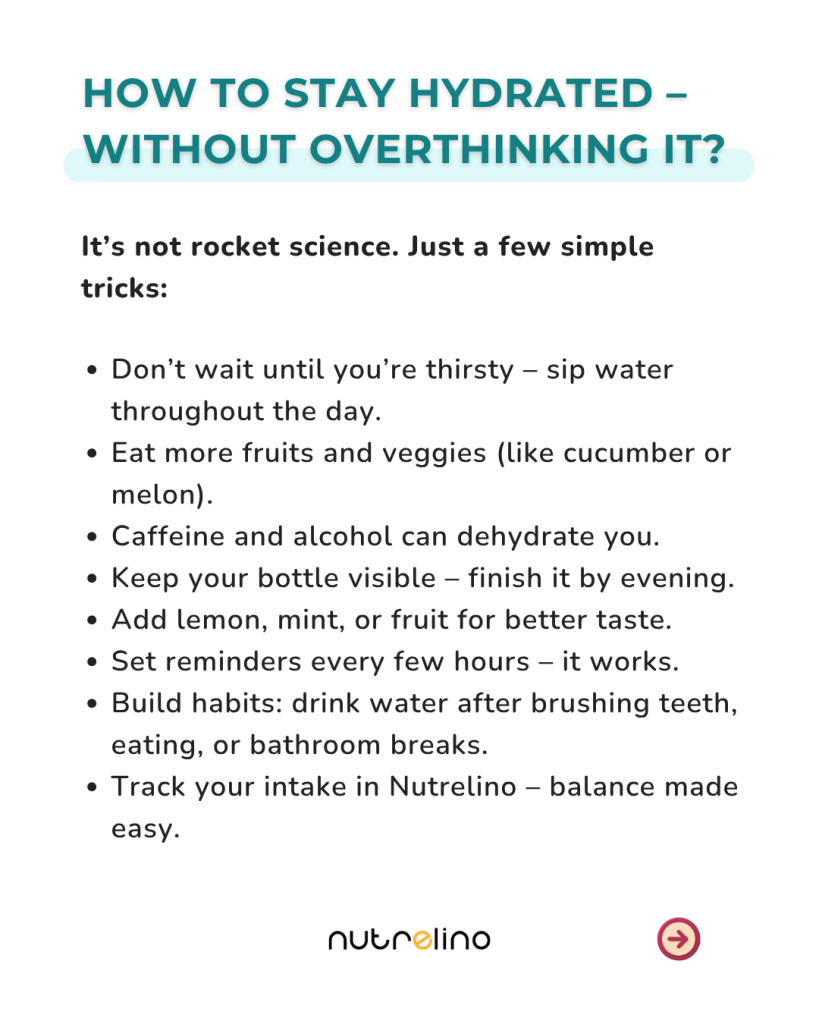 Hydration habits that actually work