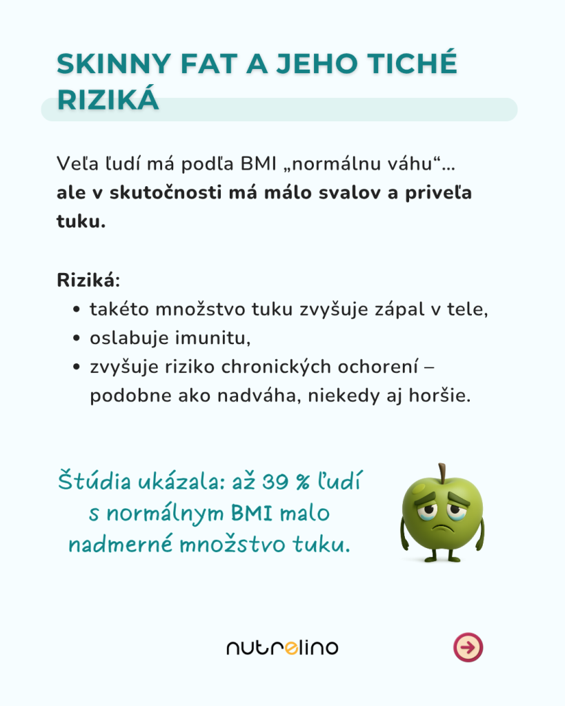 Skinny fat – když „normální váha“ není zdravá