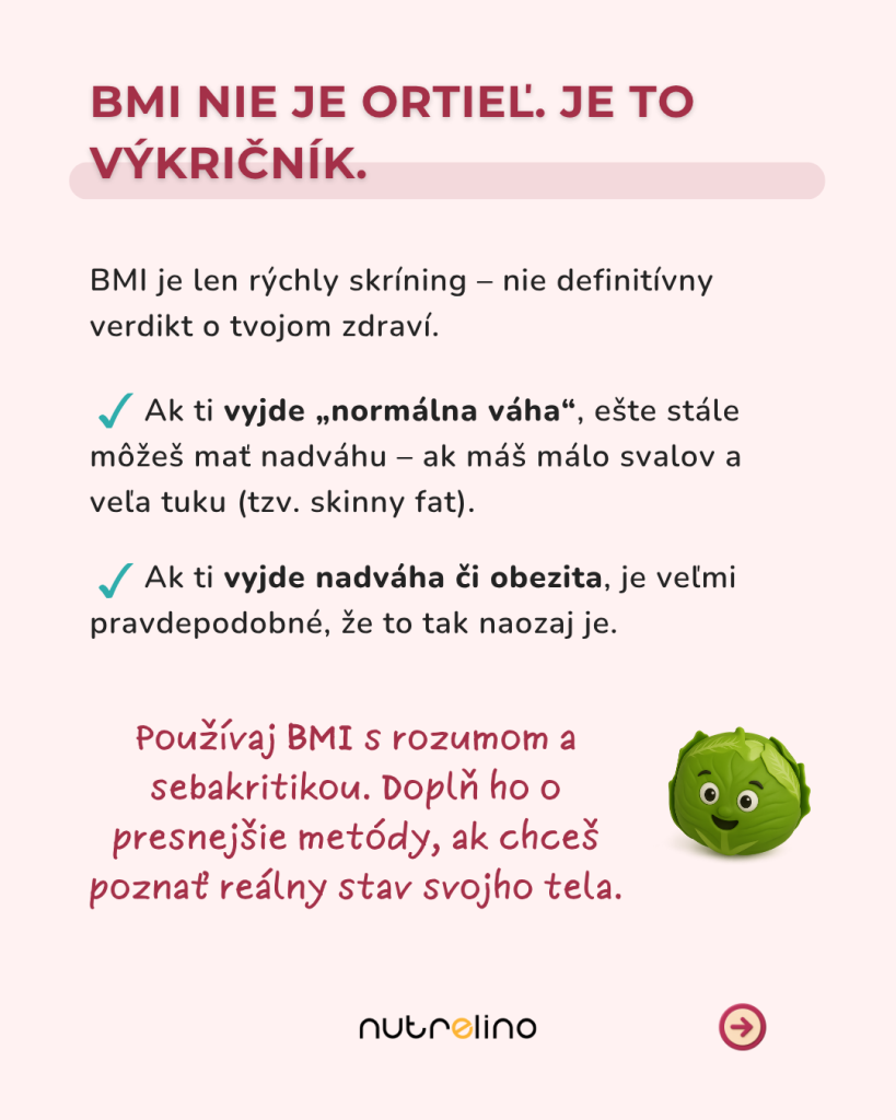 BMI není ortel, je to vykřičník