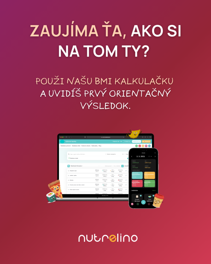 Vyzkoušej BMI kalkulačku Nutrelino – zjisti svůj výsledek