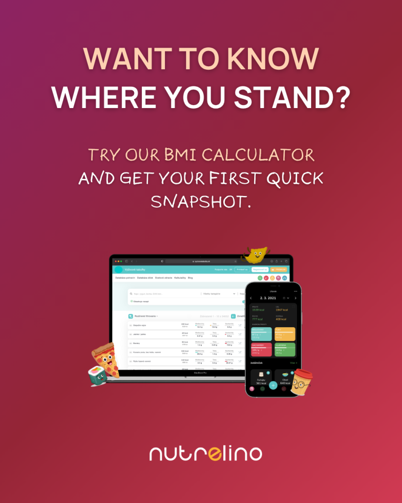 Try the Nutrelino BMI calculator – check your result