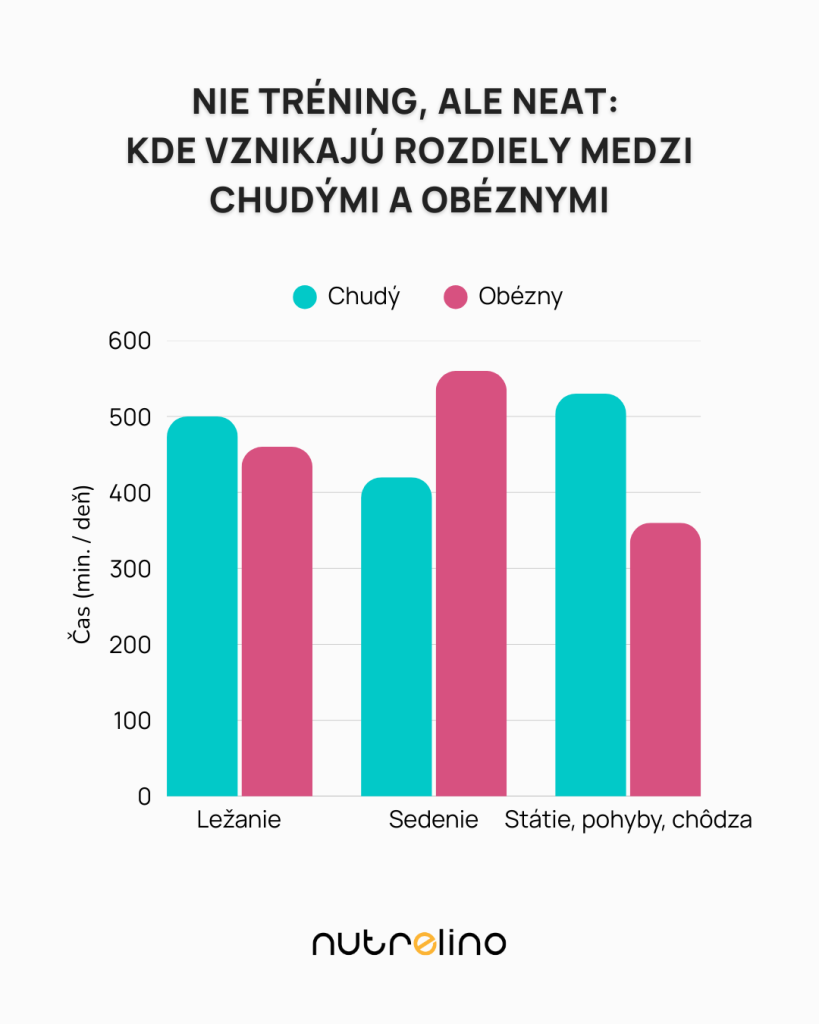 Nie tréning, ale NEAT je to, kde vznikajú rozdiely medzi chudými a obéznymi.